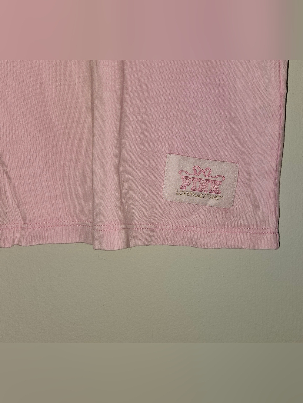 PINK x LoveShackFancy Retro Cotton Tee - Picture 3 of 4